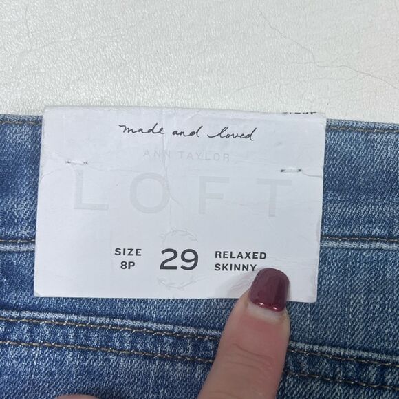 NET LOFT Women's Modern Skinny Jeans in Classic Blue - Picture 3 of 6